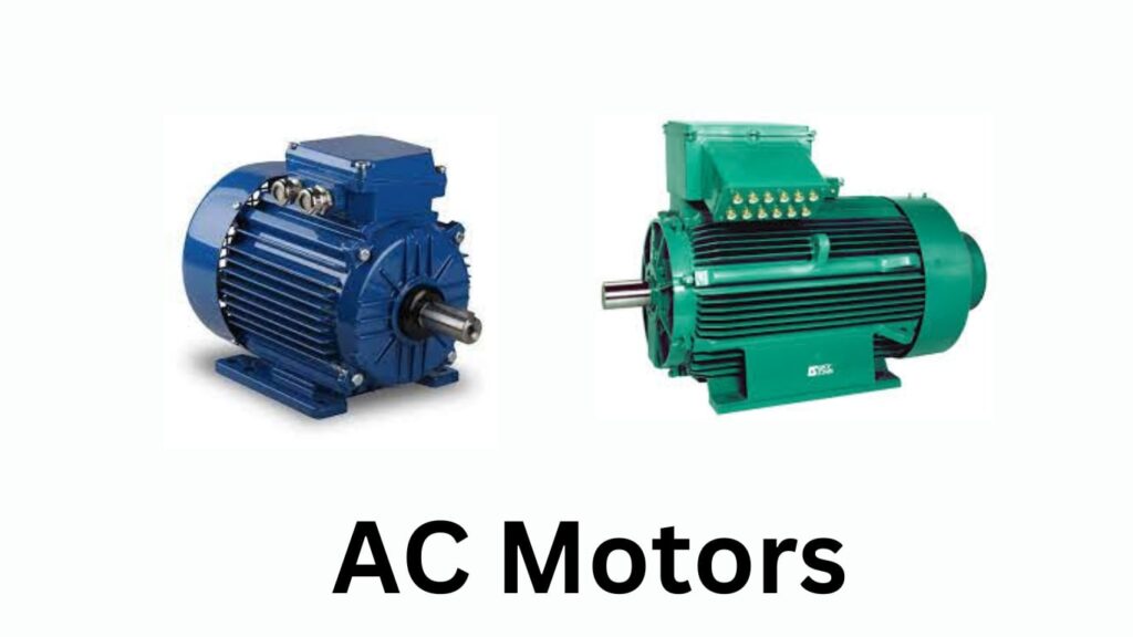 a blue and green electric motors