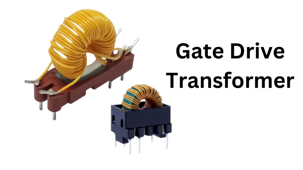 Image of gate drive transformers, showcasing their compact design and electrical connections for efficient power management.